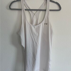 Under Armour Women's White Performance Racerback Tank